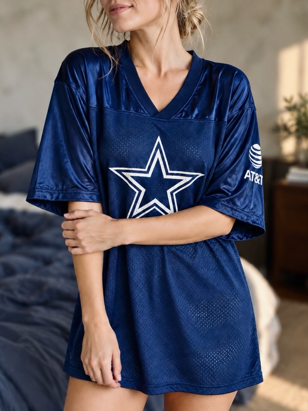 Dallas Cowboys Jersey AT&T Mesh Oversized Large